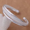 10pcs/lot hot gift factory price 925 silver charm bangle Fine Noble mesh bracelet fashion jewelry 1008