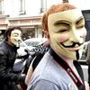 50 Stück V-Maske für Vendetta, gelbe Maske mit Eyeliner, Nasenloch, Anonymous Guy Fawkes, ausgefallene Halloween-Maske für Erwachsene, 7320682