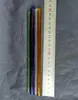 ÜCRETSİZ Nakliye Yeni Kalın Katı Cam Boru, Cam Nargile / Cam Bong Parçaları, Uzunluk 20 cm, Renk Rastgele Teslimat