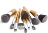 In stock 11 pcs Professional Make Up Tools Pincel Maquiagem Wood Handle Makeup Cosmetic Eyeshadow Foundation Concealer Brush Set Kit #71731