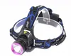 Wodoodporny CREE XM-L T6 LED 2000LM Revargable Headlamp Reflektor z samochodem do rowerów Lampa połowowa + Ładowarka AC + Ładowarka samochodowa