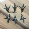 12 pieces archery crossbow Ramcat Broadheads 100 grain 3 blades arrowhead for bow and arrow hunting