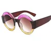ALOZ MICC Luxus Runde Kristall Rahmen Sonnenbrille Frauen Marke Designer Mode Weibliche Einzigartige Drei Farben Sonnenbrille A3966002360