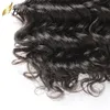 Bella Hair® 8A 레이스 폐쇄 헤어 번들 브라질 직조 Weft Black Color Deep Wave Extensions Full Head