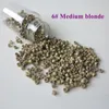 1000pcsbottle 45mm25mm25mm Blonde Micro Tubes with Silicone Micro Links Micro Tubes Micro Rings for Hair Extensions9701570