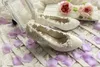 2015 White Lace Wedding Shoes Pearls Beading Applique Fashion Bridal Shoes Hand Made Cheap Modest Sexy Elegant Free Shipping In Stock New