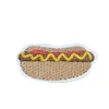 10 PCs Cachorro-quente Patches bordados para sacos de vestuário Ferro na transferência Applique Patch para vestuário DIY Sew em acessórios applique