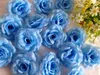 100p dia. 8cm Konstgjord Silk Camellia Rose Peony Flower Wedding Christmas Party för DIY Jewlery Wrist Flower Corsage Tillbehör