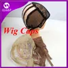 Cappucci per parrucche per realizzare parrucche elasticizzate con cappuccio per tessitura di pizzo cinghie regolabili indietro estensioni umane strumenti per parrucche