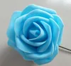 100 PCS Flores Artificiais Rose 8cm Flores de Espuma para Buquês De Noiva Decoração Do Casamento Por Atacado Espuma Flores