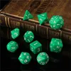 10 stks Set Polyhedral Dungeons Dragons Daggerdale Dice voor DND MTG RPG Poly Dice Board Games Gathering Speelgoed met Dice Bag