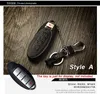 Äkta läderbilsnyckelöverdrag för Infiniti Q50L QX50 ESQ Q70L Q60 QX60 QX70 QX80 EX FX JX35 Auto Accessories Keyring Key Case9666293