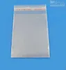 MIC New 200Pcs Clear Self Adhesive Seal Plastic Bags 7x12cm DIY Jewelry Packaging & Display hot sell