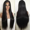 Stock Humanhair Lace Wigs Silk Straight 10A Top Quality Malaysian Virgin Human Hair13x4 Lace Frontal Wig for Black Woman Fast Express Delivery