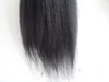 Braziliaans kinky steil haar inslag clip in hair extensions onverwerkte krullend natuurlijke zwarte kleur menselijke extensions kunnen geverfd worden