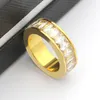 fashion jewelry ring whole letter white explosion stone ring single row diamond ring gold trade rings women rings engagement r6793415