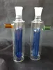 Wholesale free shipping new Mini-colored core glass hookah / glass bong, gift accessories, color random delivery