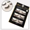 3D Mink Włosy rzęsy 3 pair / paczka Naturalne Długie Soft Black 3D Eye Lashes Makeup Handmade Grube Fake False Eyelashes High Qualiy