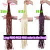 Moda 60inch Długie Zizi Crochet Braids Włosy Syntetyczne oplatanie Włosów Micro Box Braids Crochet Hair Extensions Marley for Black Women Braided