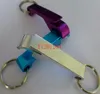 100 sztuk / partia DHL Fedex Darmowa Wysyłka Mini Keychian Key Chain Piwa Otwieracz do butelek Puszek Keyring Otwieracz Wymieszanie Kolory mogą dostosować logo