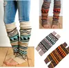 Neue böhmische Art Weihnachten Häkelarbeit-Strick-Beinwärmer-Stiefel-Manschetten-Topper-Stiefel-Socken 15 Paare/Los #3915