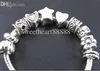 Star Flower Spacer Charms Beads Hot sell mix 100pcs/lot Tibetan Silver Fit European Bracelet 2013011734