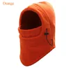 Thermal Fleece Balaclava Hat Hood Ski Rower Wiatr Korek Korek Maska Mężczyźni Neck Warmer Zimowy Neck Neck Helmet Cap