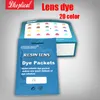 Lunettes Lens Dyeing Powder Luners Dyeing Agent Eyeglasses Accessoires pour verres Maître 20 Color8741960