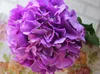 Zijde Hydrangea Bloem Bal Decorative Flower Real Touch Kunstbloemen Goede Kwaliteit voor Bruiloft Garden Market Decoratie Gratis verzending