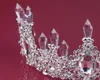 Bruidsaccessoires tiaras oorbellen accessoires bruiloft sieraden sets goedkope modestijl bruid haarjurk hk824166509