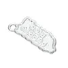 Ny mode 20pcs Puerto Rico Karta Smycken Charm Smycken Göra DIY, Metall Charms Partihandel