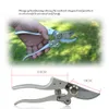 8-inch Pruning Shears Bypass Garden Tool Hand Pruner Metal Handle with a Sheath