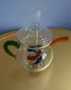 Best wholesalers new style of stained glass teapot Hookah + full set of accessories (walk the plank, pot roast, straw)