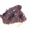 Kostenloser Versand Wunderschöner galvanisierter Amethyst Aura Quarzkristall Titan Bis0muth Silizium Cluster Regenbogen Natursteine und Mineralien