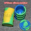 vaso in silicone contenitore per cera dab barile di olio da 26 ml contenitore per tampone in silicone vaso in silicone antiaderente a 42 colori cera per vaporizzatore ecig barattolo alimentare FDA