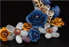 Fashion Necklaces Transparent Big Resin Women Necklace Crystal Flower Vintage Choker Statement Necklace Fashion Jewelry