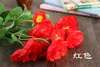 Poppy Artificial Flower Somnus Factory Latex Faux Flowers Home Decorative poppy flower brouch wedding party decoration free shipping SF022