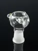 14mm / 19mm Kobiece Szklana Miska 14.5mm 18.8mm Szklana kopuła do popiołu Catcher Bubbler Glass PerColator Bubbler Male Jiont Użyj