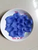 1000 st Royal Blue Wedding Table Decoration Silk Rose Petlals Flowers Confetti 4.5 * 5 cm levert groothandel