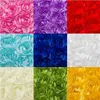 Bröllopsborddekorationer Bakgrund Bröllop Favoriter 3D Rose Petal Carpet Aisle Runner för bröllopsfest dekoration leveranser