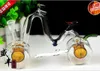 送料無料Wholesale Hookah  -  Hookah Glass [トランペットバイク、カラーランダム配送