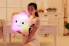 Coloré LED Flash Light cinq étoiles Poupée Animaux En Peluche Jouets En Peluche Taille 40cm éclairage Cadeau Enfants Cadeau De Noël En Peluche En Peluche jouet