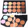 التفاصيل الكاملة حوالي 15 ملونة Pro Makeup Heavial Chealer Camouflage Cream Palette Eyeshadow G9E7024654912