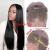 Glueless Lace Frontal Wigs 8A Brazilian Virgin Hair Straight 250% density Pre Plucked Full Lace Human Hair Wigs for Black women