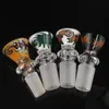 Hookahs Unique Design Colorful Bowl 14.5 &18.8 Joint Glass Smoking for Water Pipe