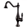 2015 New Arrival High Quality Water saving Brass Deck Mounted Oil Rubbed Bronze Kitchen Faucet ORB Sink Mixer Tap