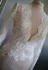 Chaqueta nupcial del cordón de marfil de la alta calidad con los accesorios nupciales del abrigo del Bolero con cuello de pico de la manga larga para el vestido de boda