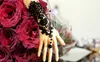 Hochzeitshandschuhe Retro Gothic übertrieben die Brauthandschuhe schwarze Spitze Hochzeitskleid Zubehör Brautjungfer Studio Schmuck Armband Ring BB04