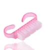 200 pcs/lot rose Nail Art brosse outils poussière propre manucure pédicure outil ongles accessoires