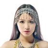 BELLY DANCE BOLLYWOOD COSTUME TRIBAL JEWELRY GOLD/SILVER HEADBAND HEADPIECE PROP Belly Dance Cions Headdress free shipping